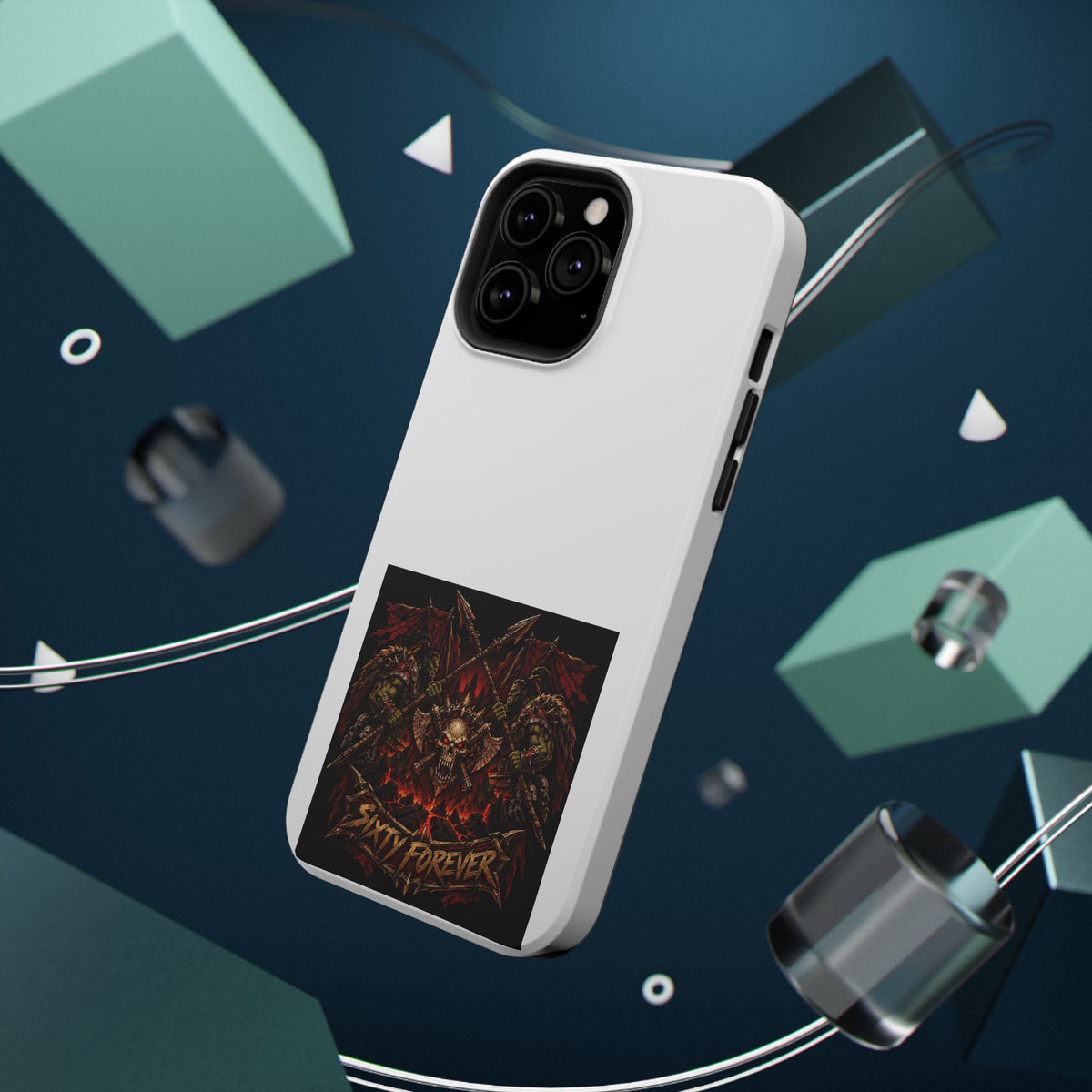 Sixty Forever – Skull & Axes – Phone Case