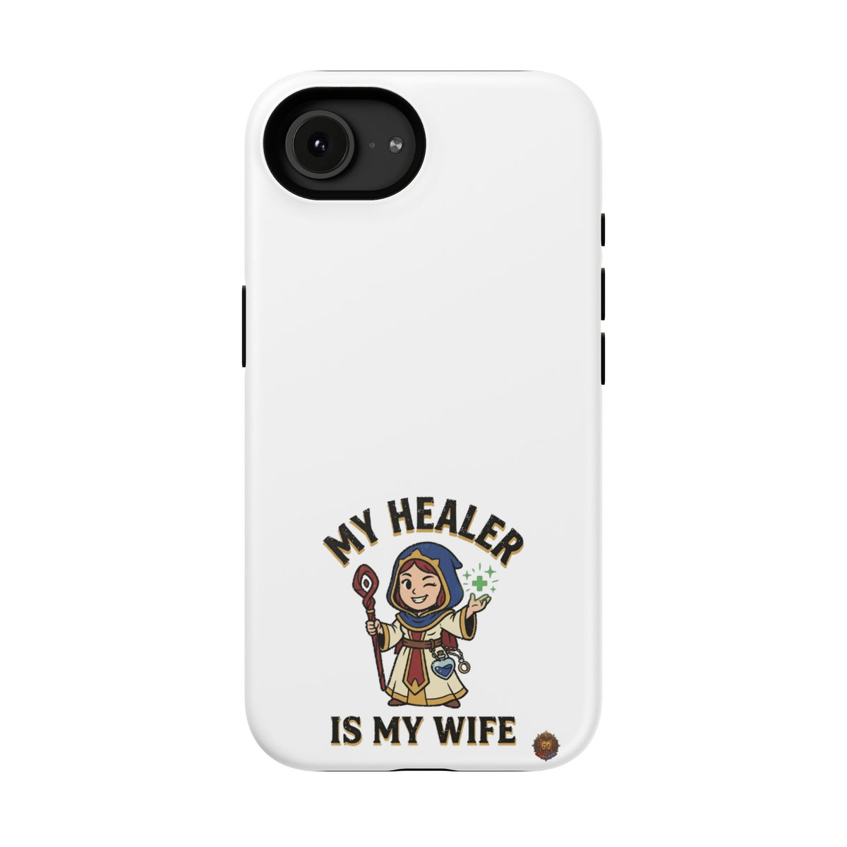 Phone Case — 'My Healer Is My Wife' Heavy-Duty Impact-Resistant Phone Case