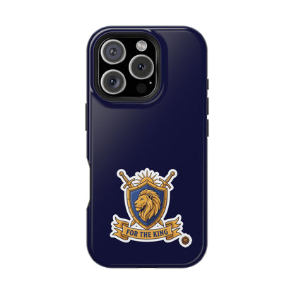 Phone Case — 'For The King Crest' Heavy-Duty Impact-Resistant Phone Case