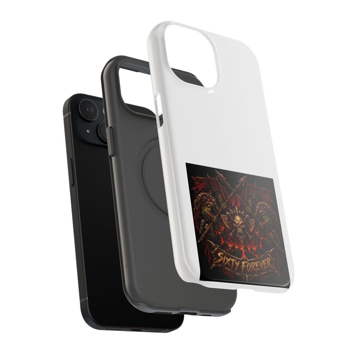 Sixty Forever – Skull & Axes – Phone Case