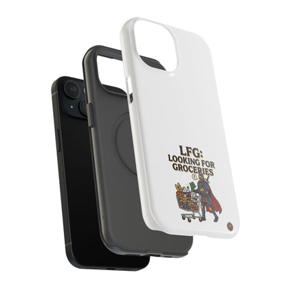 Phone Case — 'LFG: Looking for Groceries' Heavy-Duty Impact-Resistant Phone Case
