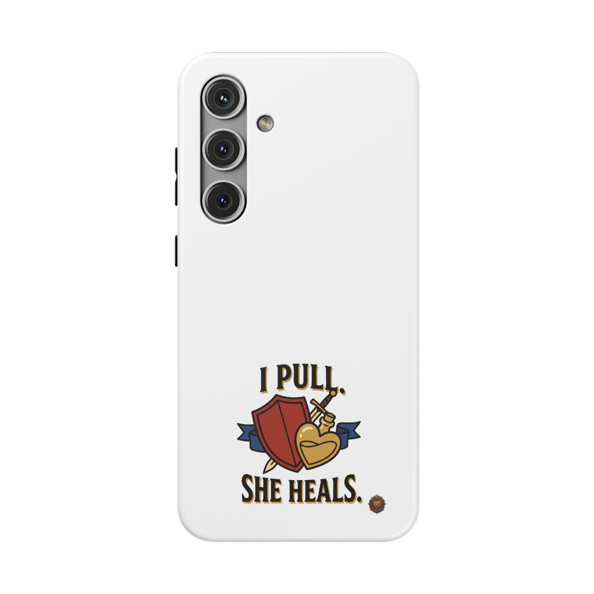 Phone Case — 'I Pull. She Heals.' Heavy-Duty Impact-Resistant Phone Case