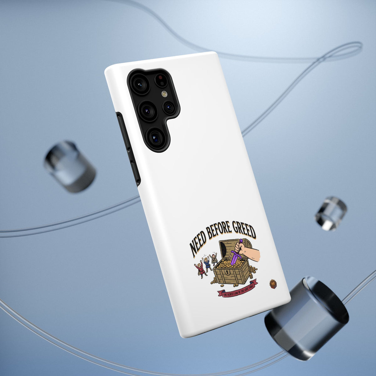 Phone Case — 'Need Before Greed' Heavy-Duty Impact-Resistant Phone Case