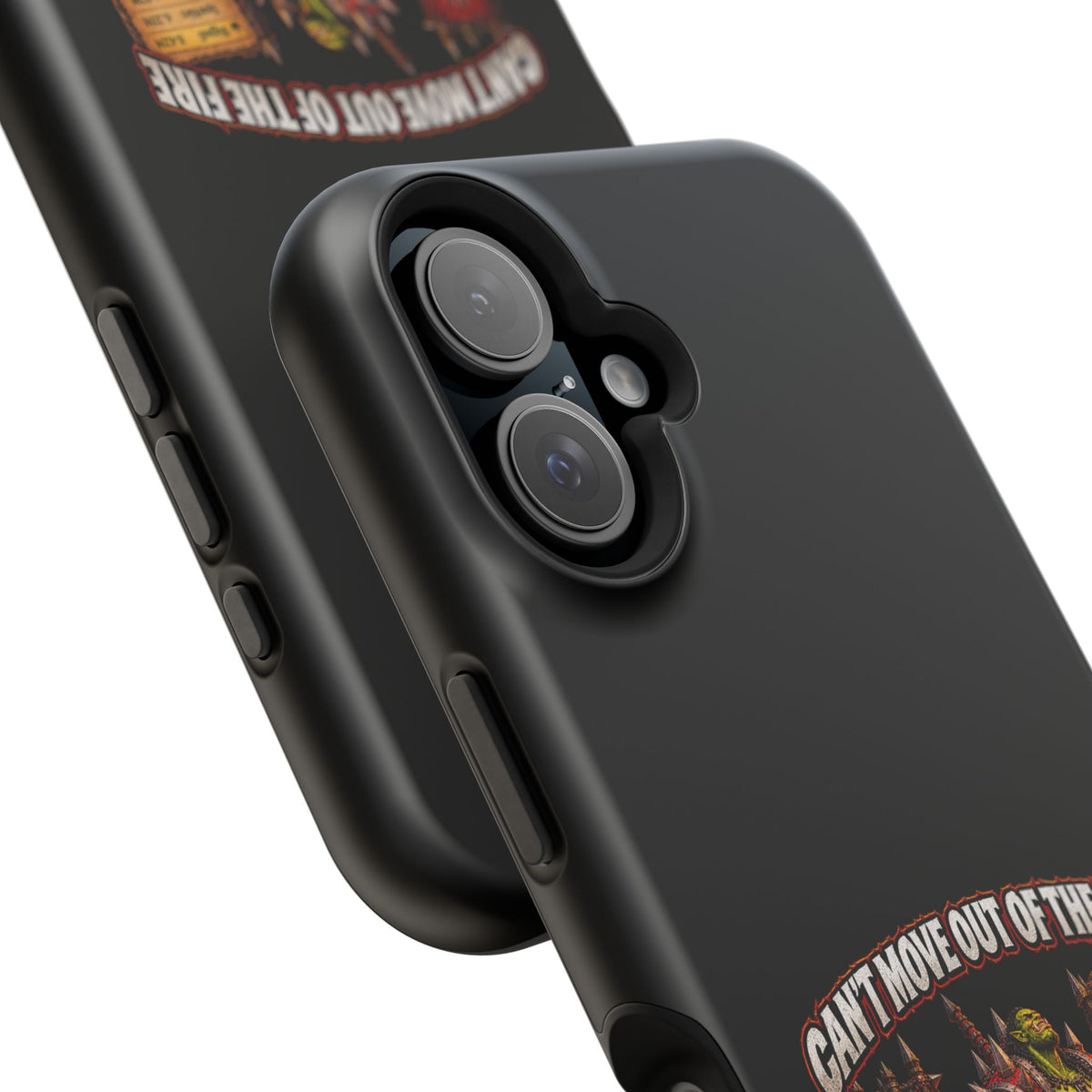 Phone Case — 'Can't Move Out of the Fire, It Would Lower My DPS' Heavy-Duty Impact-Resistant Phone Case