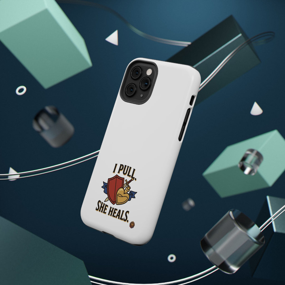 Phone Case — 'I Pull. She Heals.' Heavy-Duty Impact-Resistant Phone Case