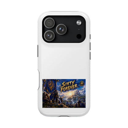 Sixty Forever – Blue Banner – Phone Case
