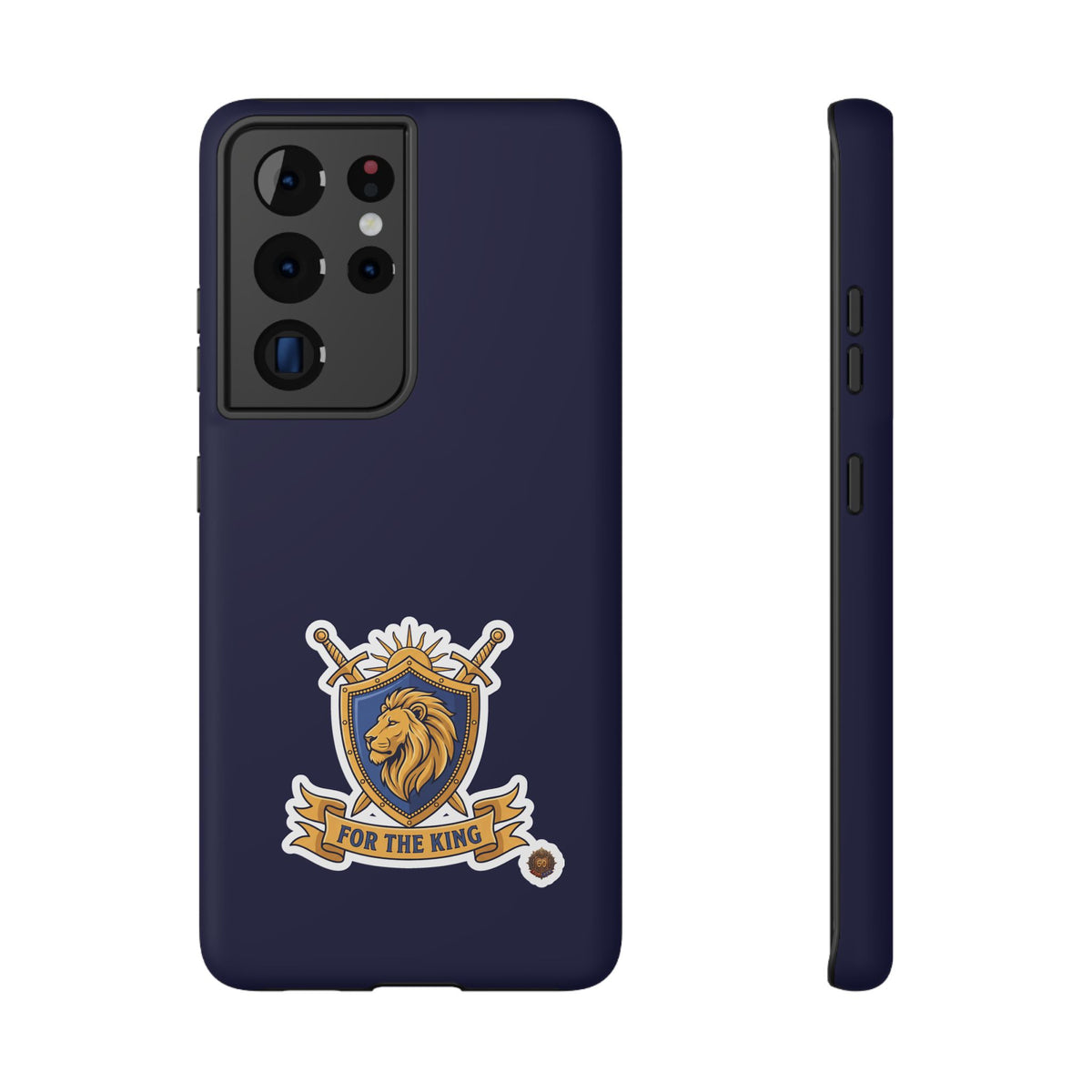 Phone Case — 'For The King Crest' Heavy-Duty Impact-Resistant Phone Case