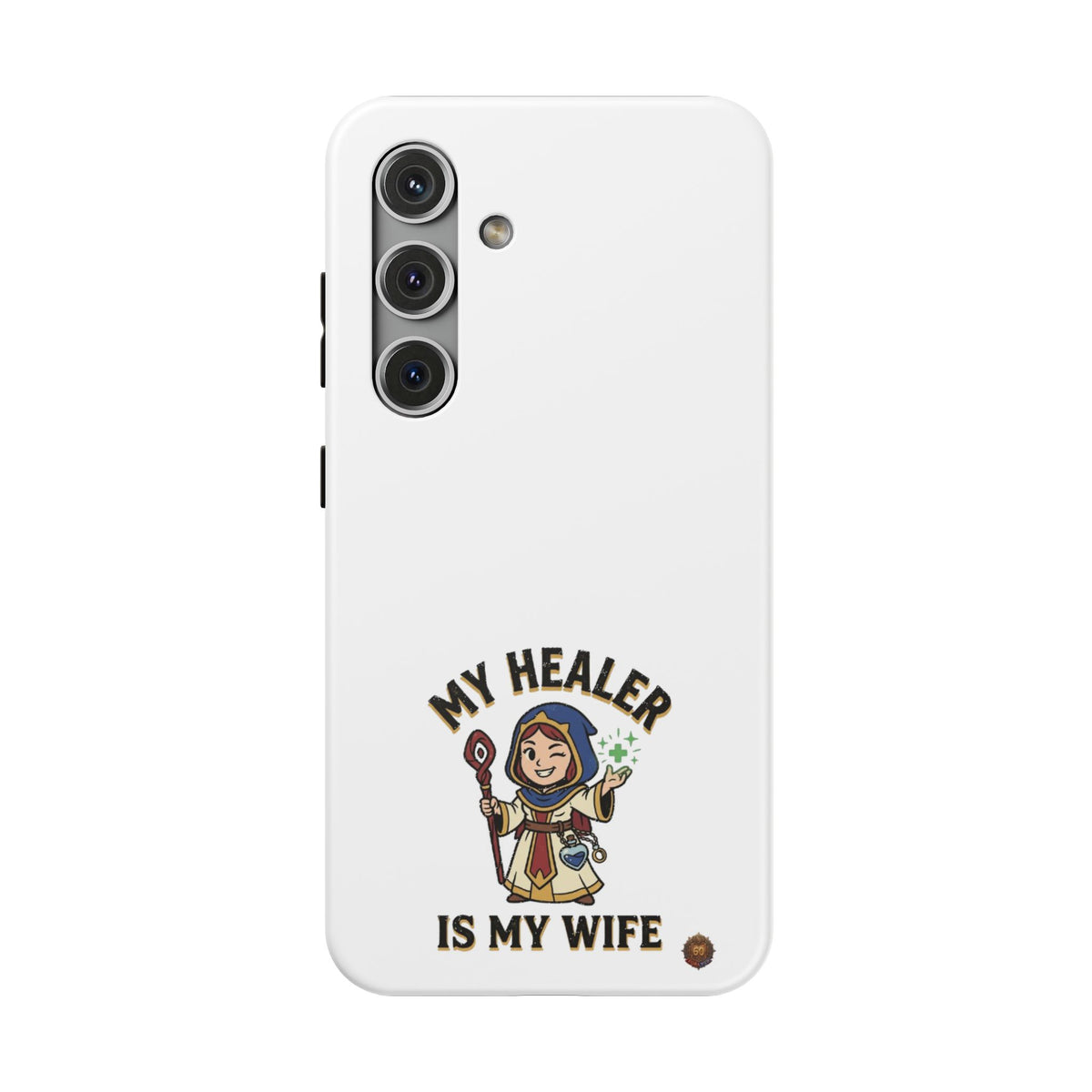 Phone Case — 'My Healer Is My Wife' Heavy-Duty Impact-Resistant Phone Case