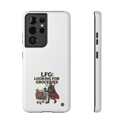 Phone Case — 'LFG: Looking for Groceries' Heavy-Duty Impact-Resistant Phone Case