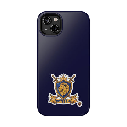 Phone Case — 'For The King Crest' Heavy-Duty Impact-Resistant Phone Case