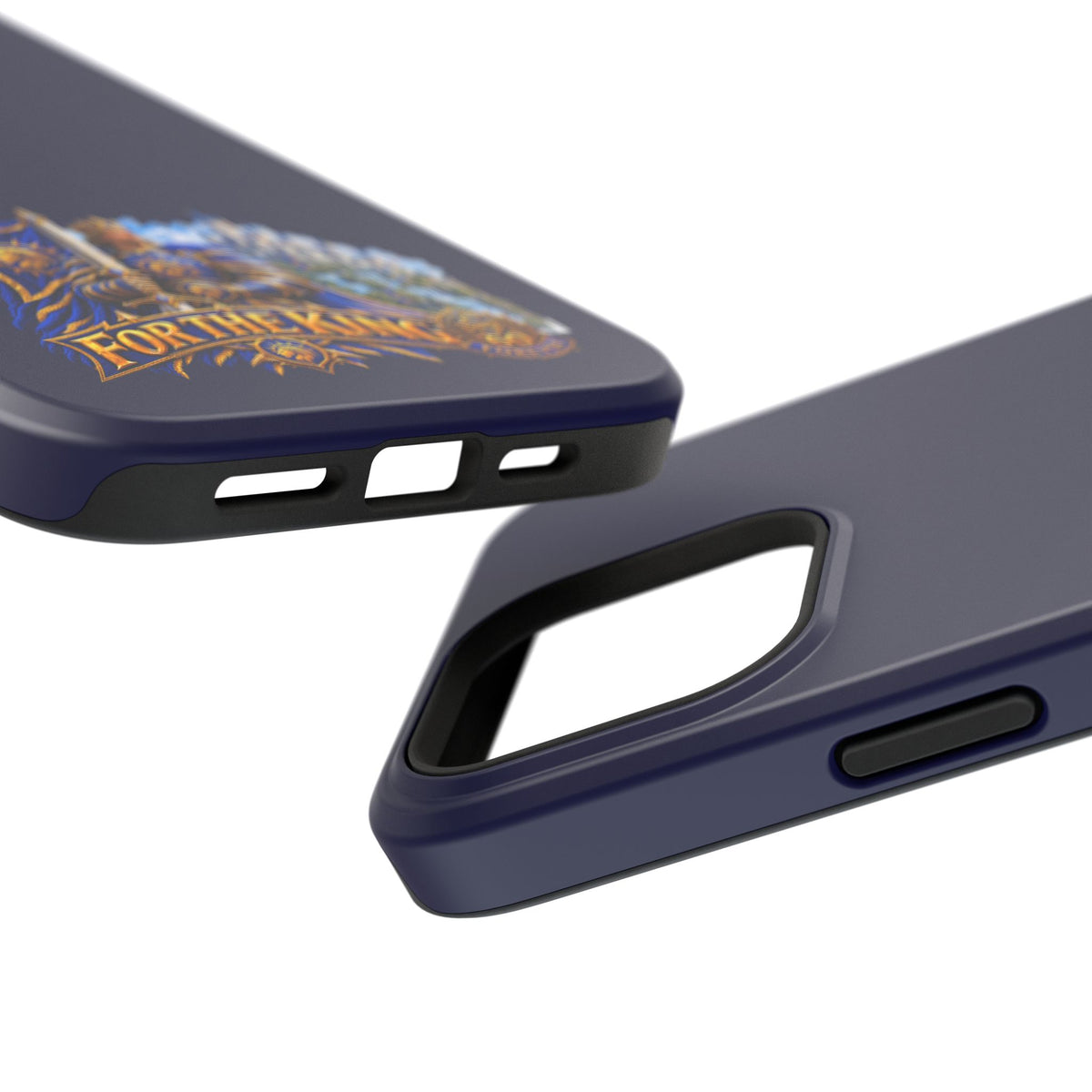 Phone Case — 'For The King' Banner Heavy-Duty Impact-Resistant Phone Case