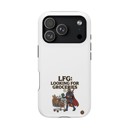 Phone Case — 'LFG: Looking for Groceries' Heavy-Duty Impact-Resistant Phone Case