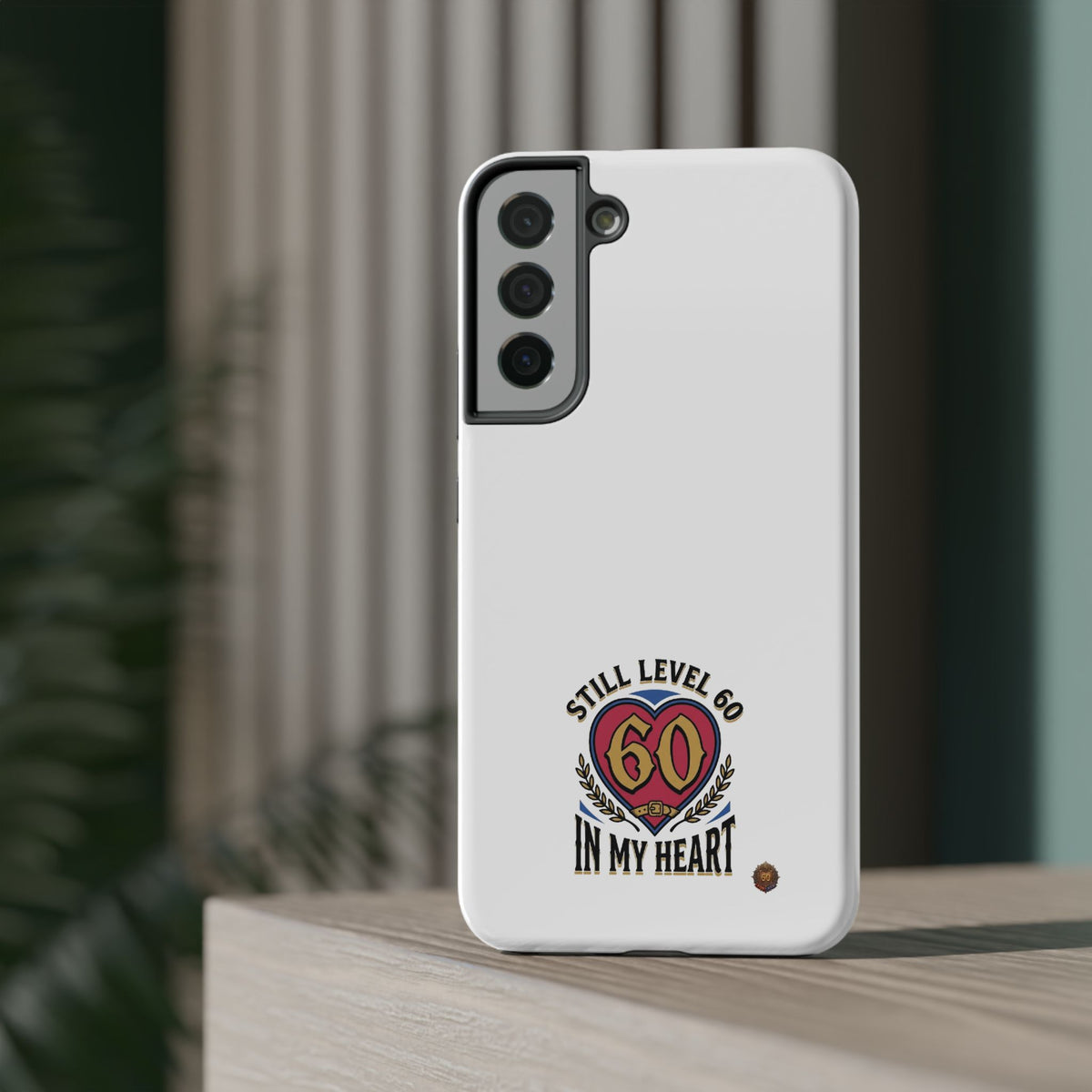 Phone Case — 'Still Level 60 In My Heart' Heavy-Duty Impact-Resistant Phone Case