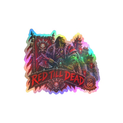 Red Till Dead – Poster Decal