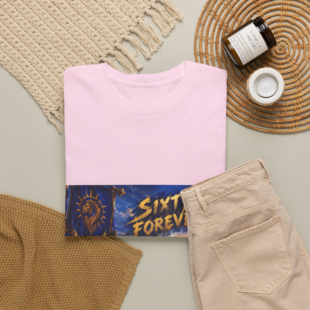 Sixty Forever – Blue Banner – T-Shirt