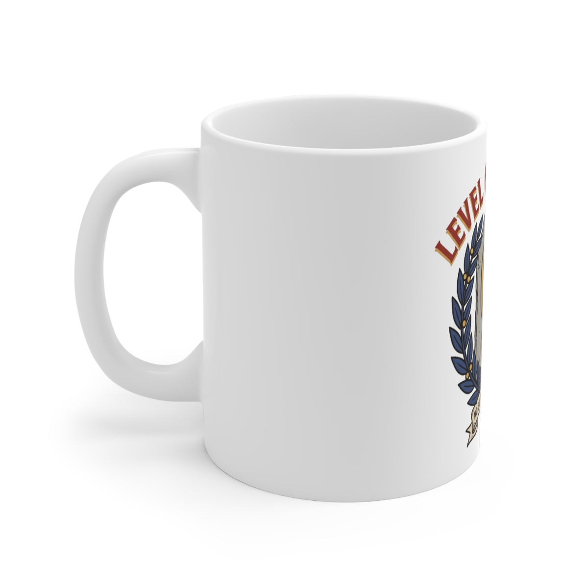 Level 60 Forever – White Mug (11oz)