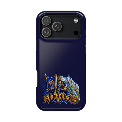 Phone Case — 'For The King' Banner Heavy-Duty Impact-Resistant Phone Case