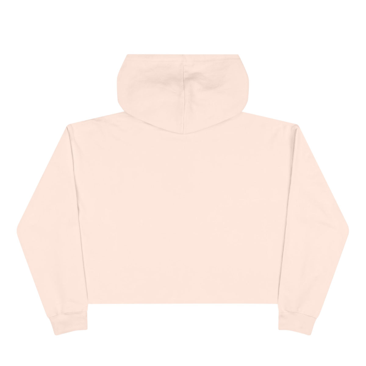 Crop Hoodie — Fiery Palm Sunset Graphic Crop Hoodie