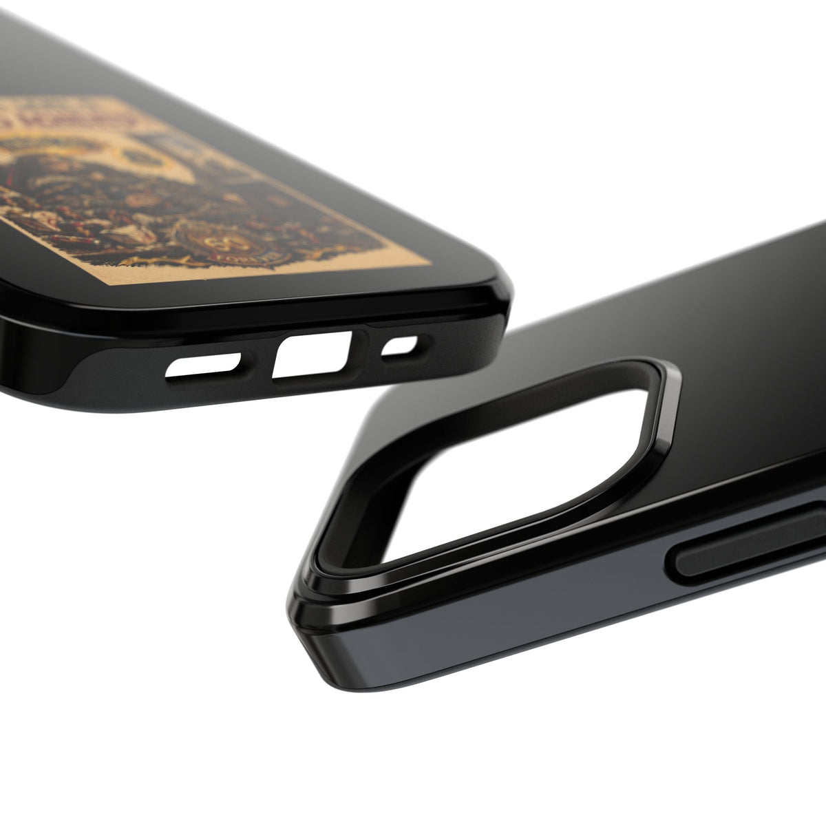 Phone Case — 'Social Life: Level 0 — Level 60 Achieved (Lion Banner)' Heavy-Duty Impact-Resistant Phone Case