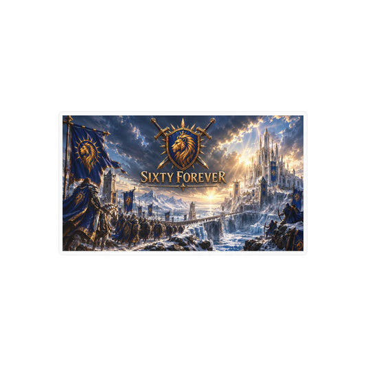 Sixty Forever – Lion Shield – Poster Decal
