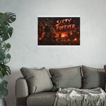 Sixty Forever War-Art Poster — Dark Fantasy Fine Art Print