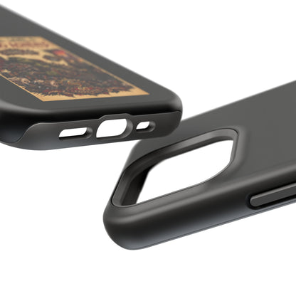 Phone Case — 'Social Life: Level 0 — Level 60 Achieved (Skull Banner)' Heavy-Duty Impact-Resistant Phone Case