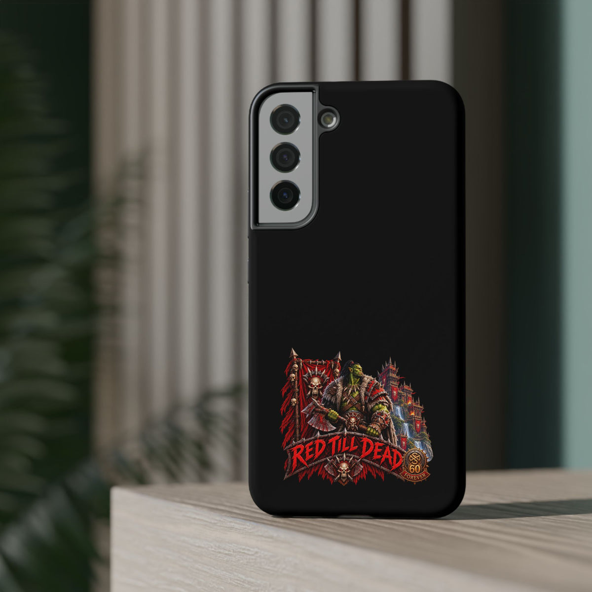 Phone Case — 'Red Till Dead' Heavy-Duty Impact-Resistant Phone Case