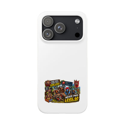 Level 60 Gamer Collage Slim Phone Case