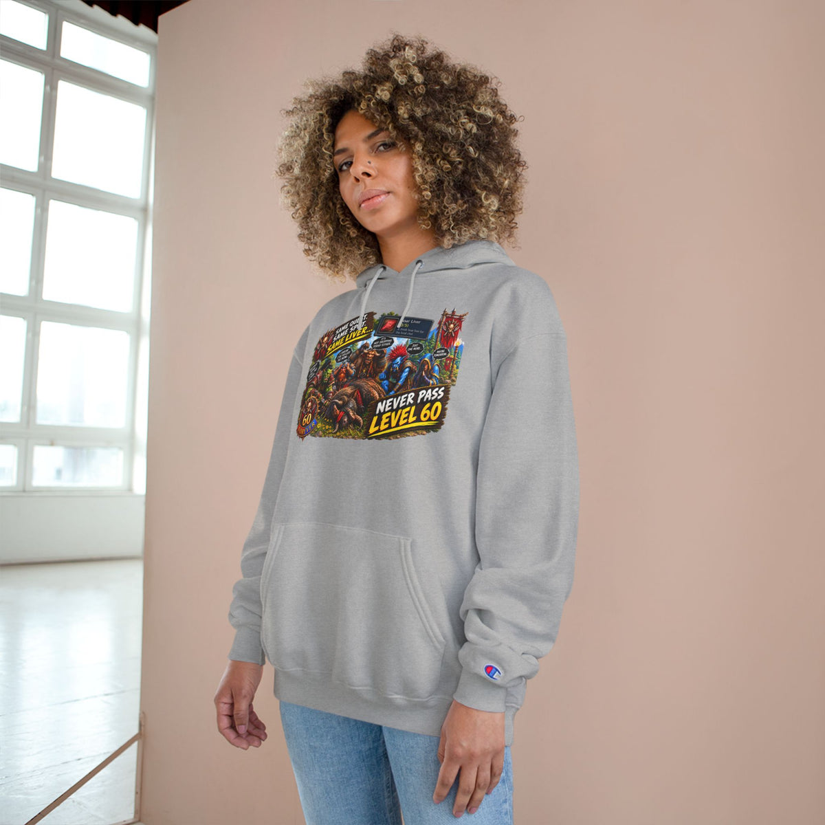 Never Pass Level 60 – Hoodie | Sixty Forever Co.