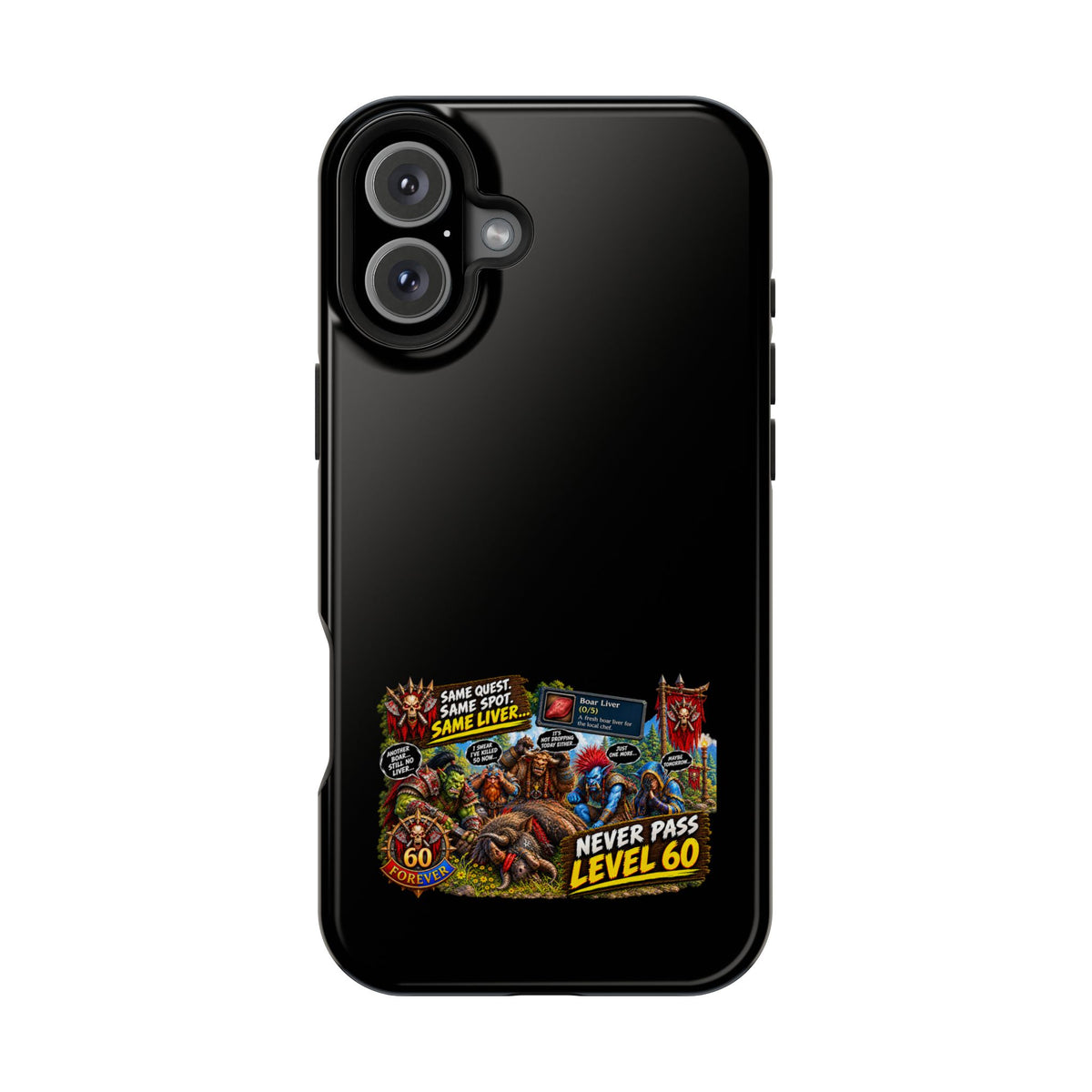 Phone Case — 'Same Quest, Same Spot' Heavy-Duty Impact-Resistant Phone Case
