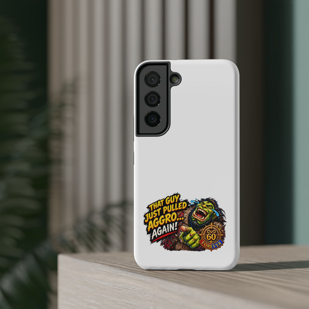 Phone Case — 'That Guy Just Pulled Aggro… Again' Heavy-Duty Impact-Resistant Phone Case