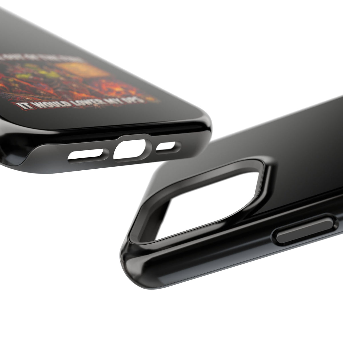 Phone Case — 'Can't Move Out of the Fire, It Would Lower My DPS' Heavy-Duty Impact-Resistant Phone Case