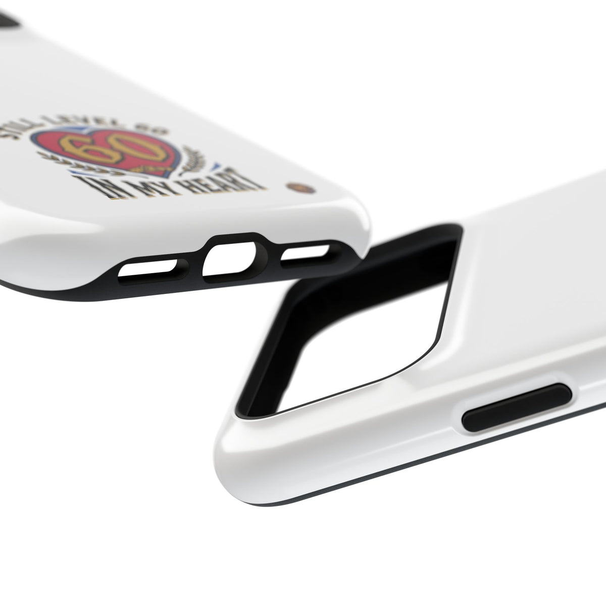 Phone Case — 'Still Level 60 In My Heart' Heavy-Duty Impact-Resistant Phone Case