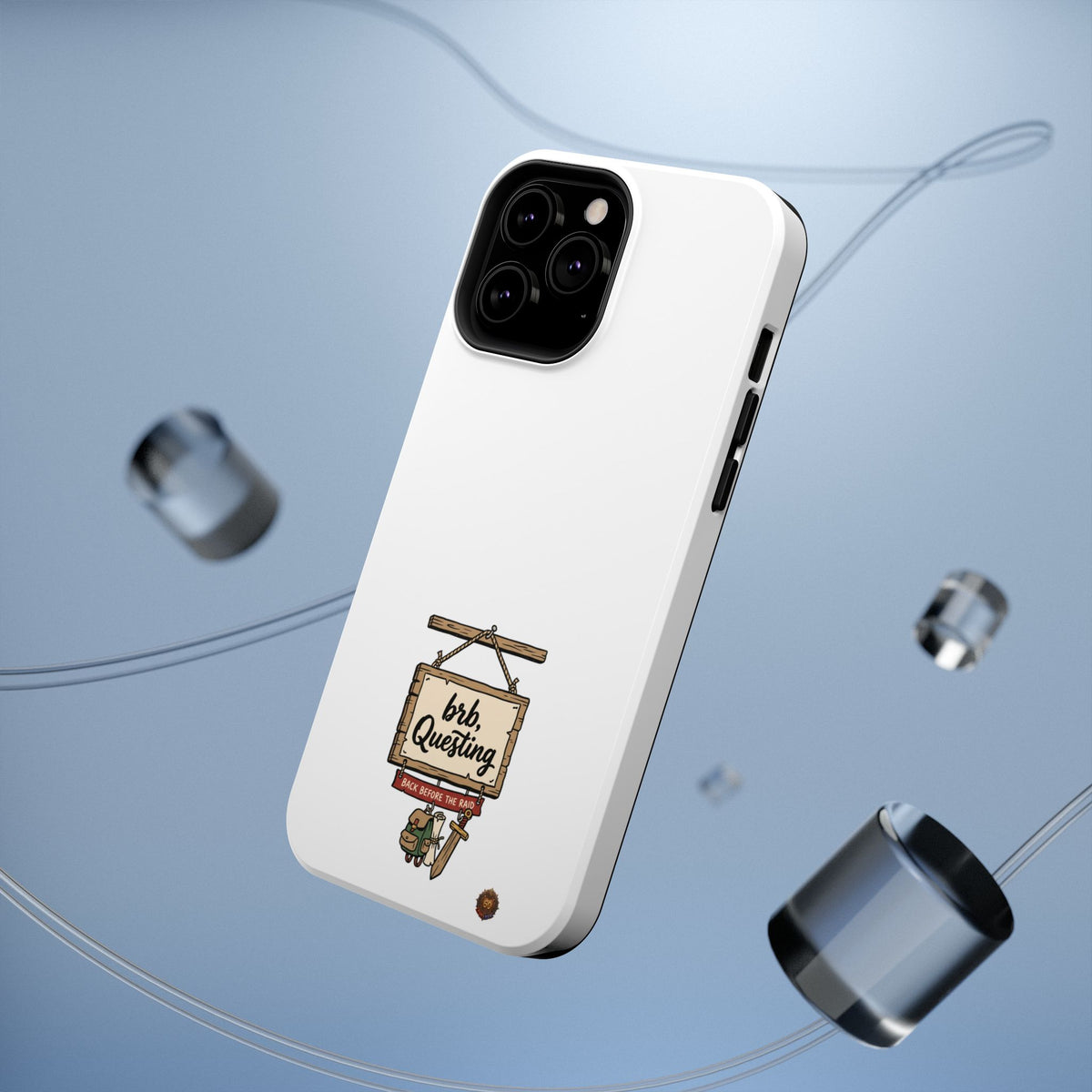 brb, Questing – Phone Case