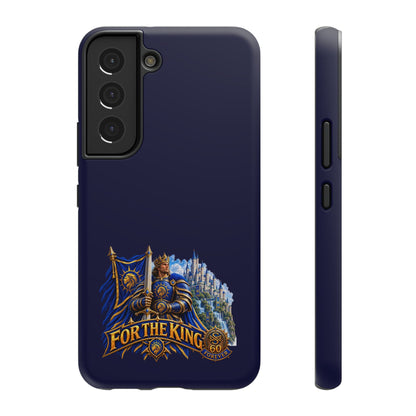 Phone Case — 'For The King' Banner Heavy-Duty Impact-Resistant Phone Case