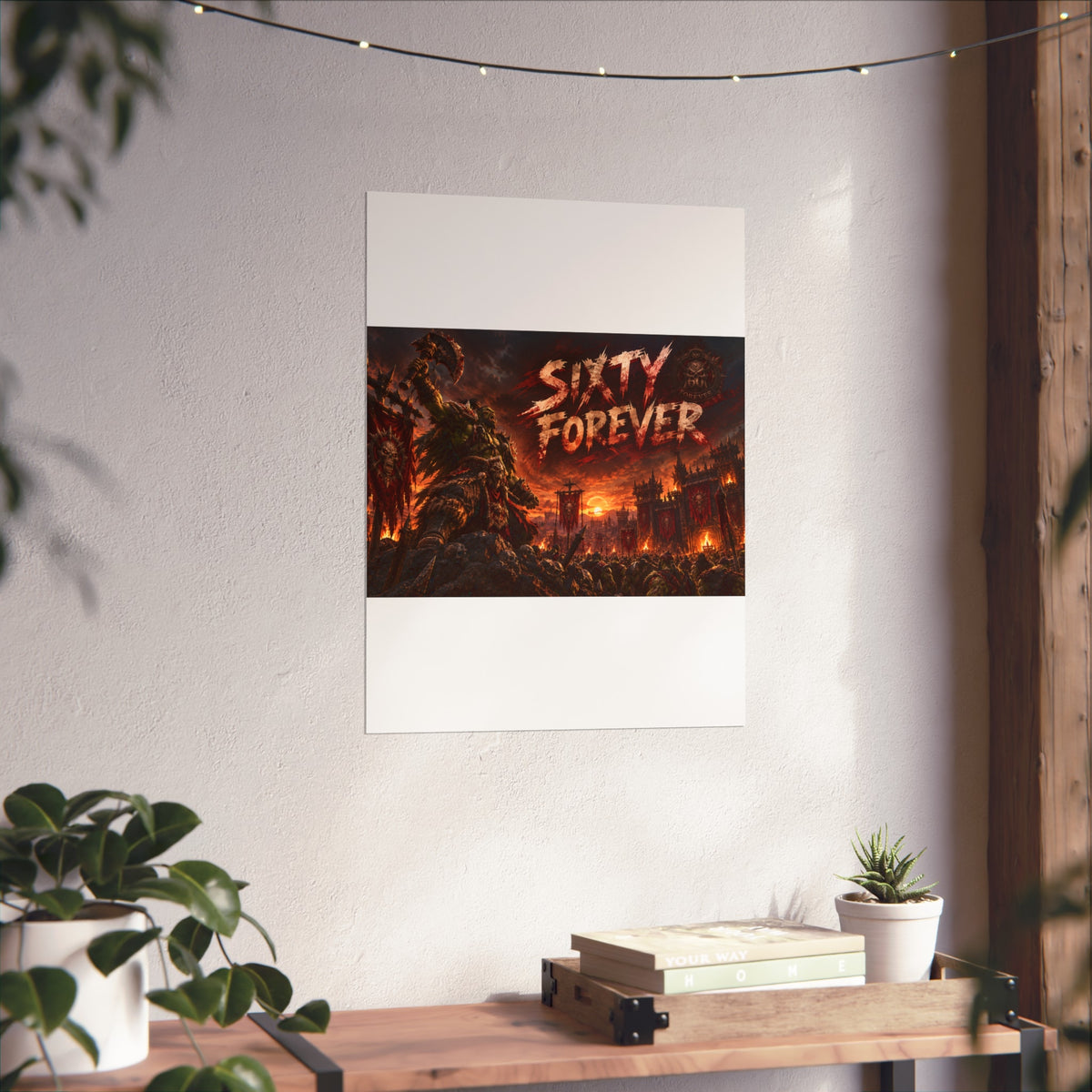 Sixty Forever War-Art Poster — Dark Fantasy Fine Art Print