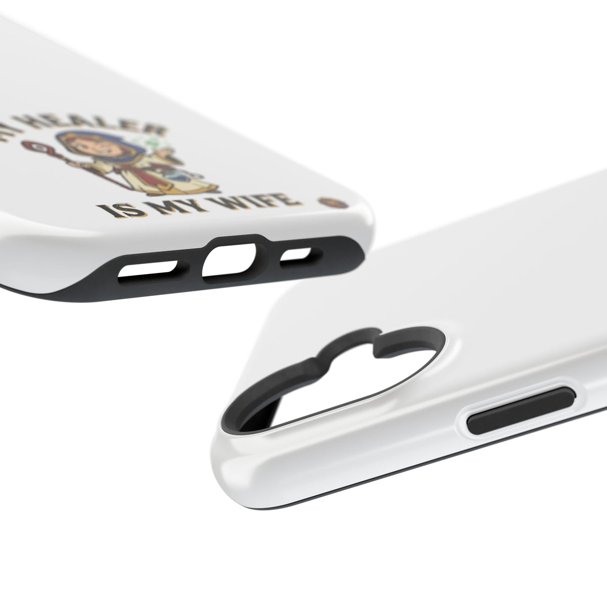 Phone Case — 'My Healer Is My Wife' Heavy-Duty Impact-Resistant Phone Case