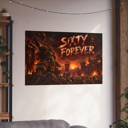 Sixty Forever War-Art Poster — Dark Fantasy Fine Art Print