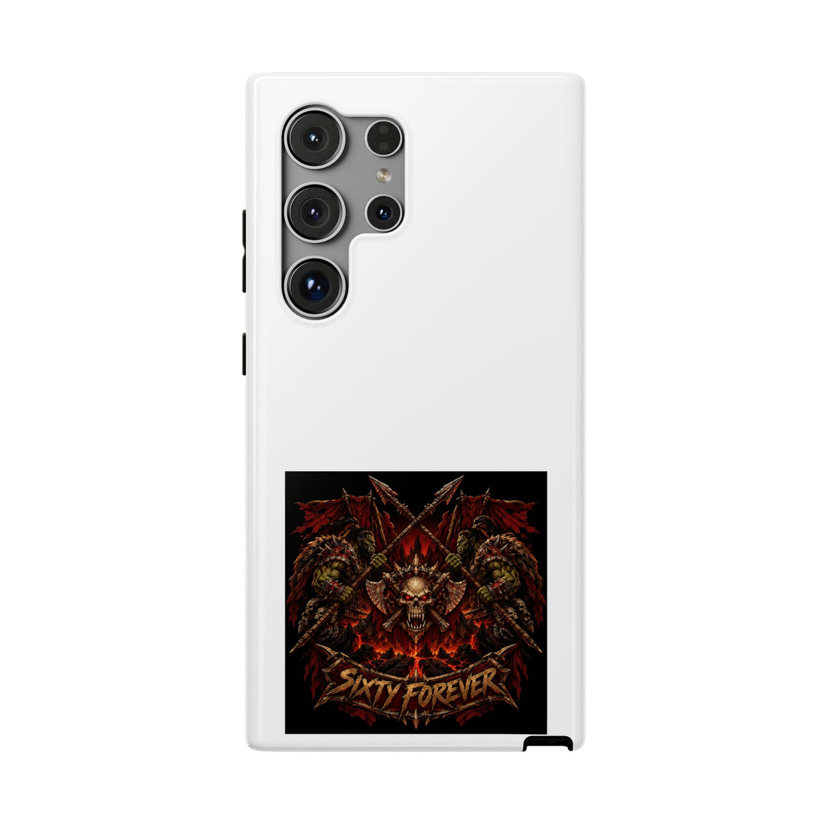 Sixty Forever – Skull & Axes – Phone Case