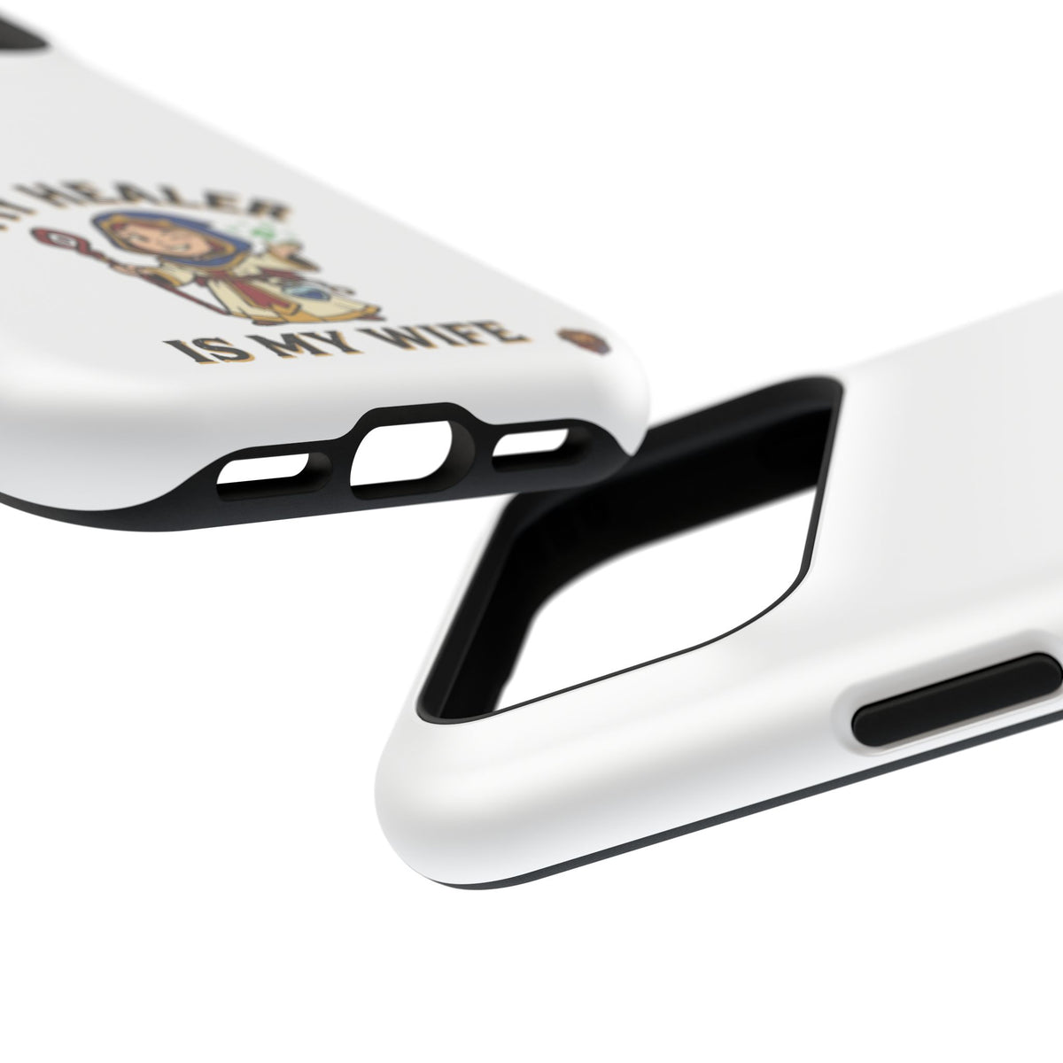 Phone Case — 'My Healer Is My Wife' Heavy-Duty Impact-Resistant Phone Case