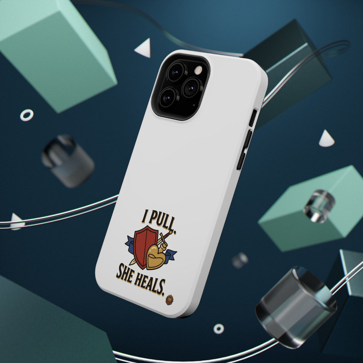 Phone Case — 'I Pull. She Heals.' Heavy-Duty Impact-Resistant Phone Case