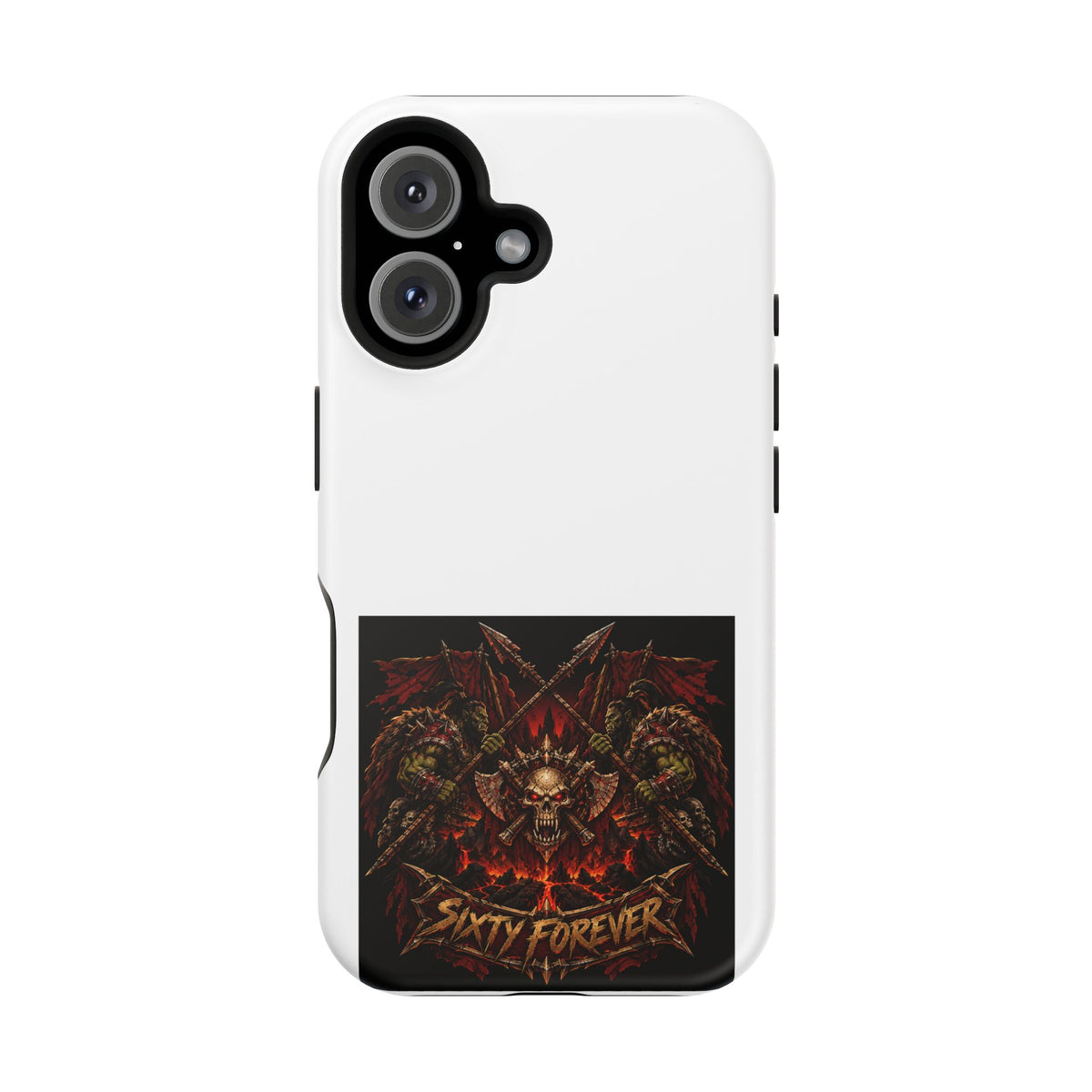 Sixty Forever – Skull & Axes – Phone Case