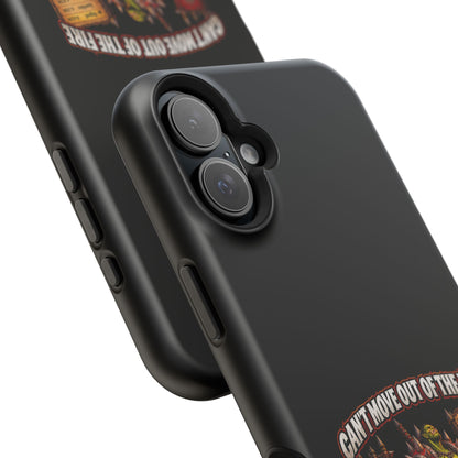 Phone Case — 'Can't Move Out of the Fire, It Would Lower My DPS' Heavy-Duty Impact-Resistant Phone Case