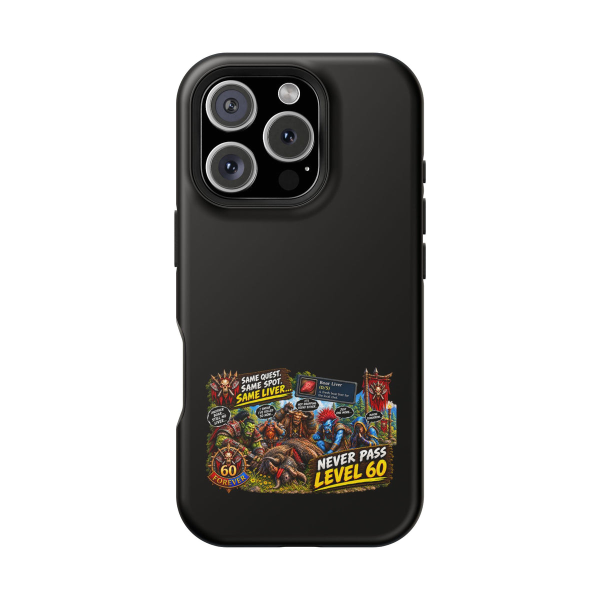 Phone Case — 'Same Quest, Same Spot' Heavy-Duty Impact-Resistant Phone Case