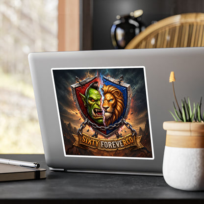 Pick Your Side – Split Shield – Poster Decal