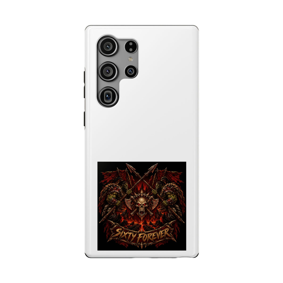 Sixty Forever – Skull & Axes – Phone Case