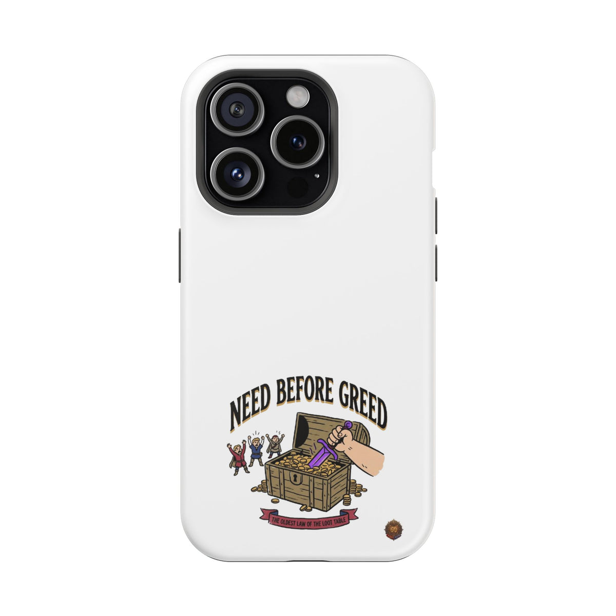Phone Case — 'Need Before Greed' Heavy-Duty Impact-Resistant Phone Case