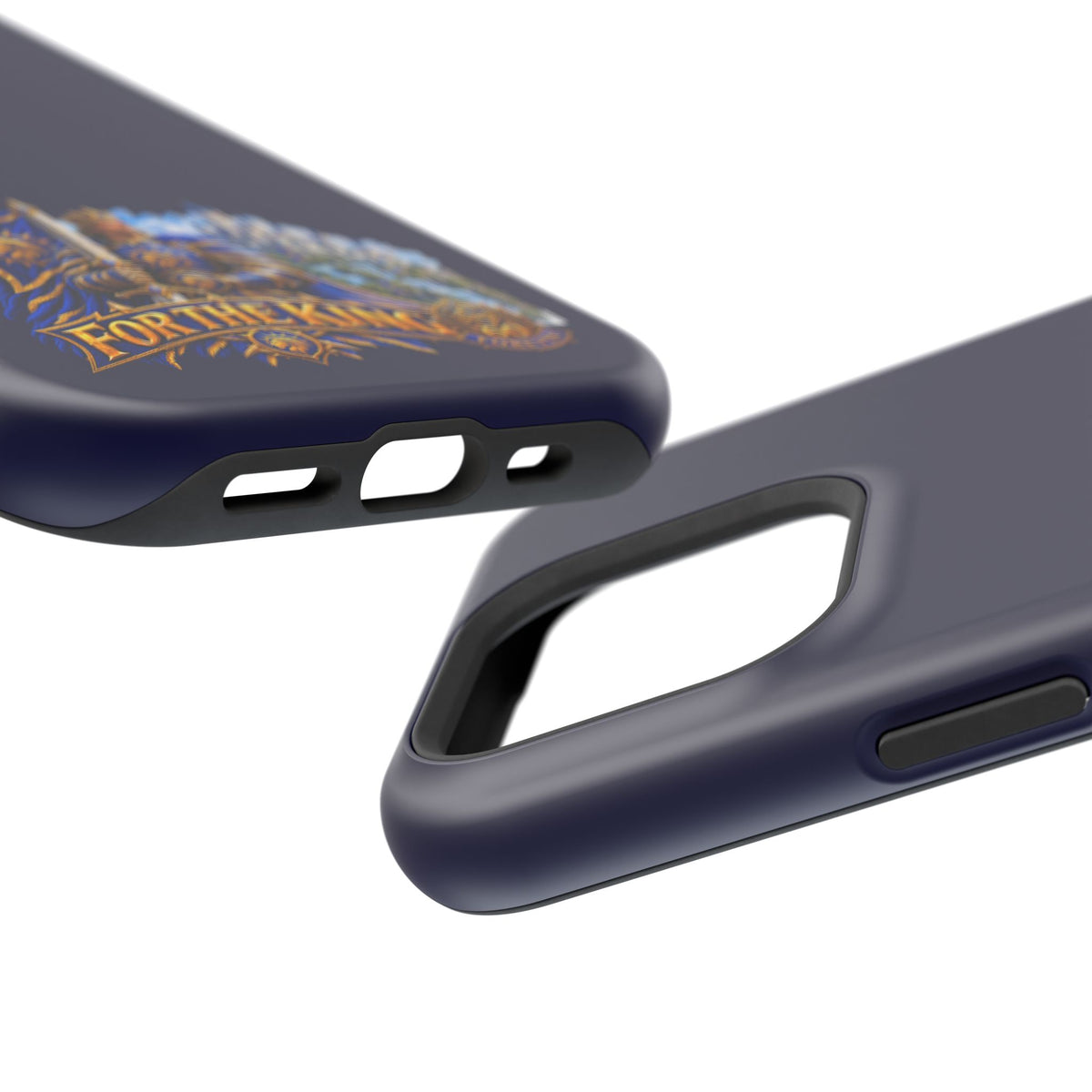 Phone Case — 'For The King' Banner Heavy-Duty Impact-Resistant Phone Case
