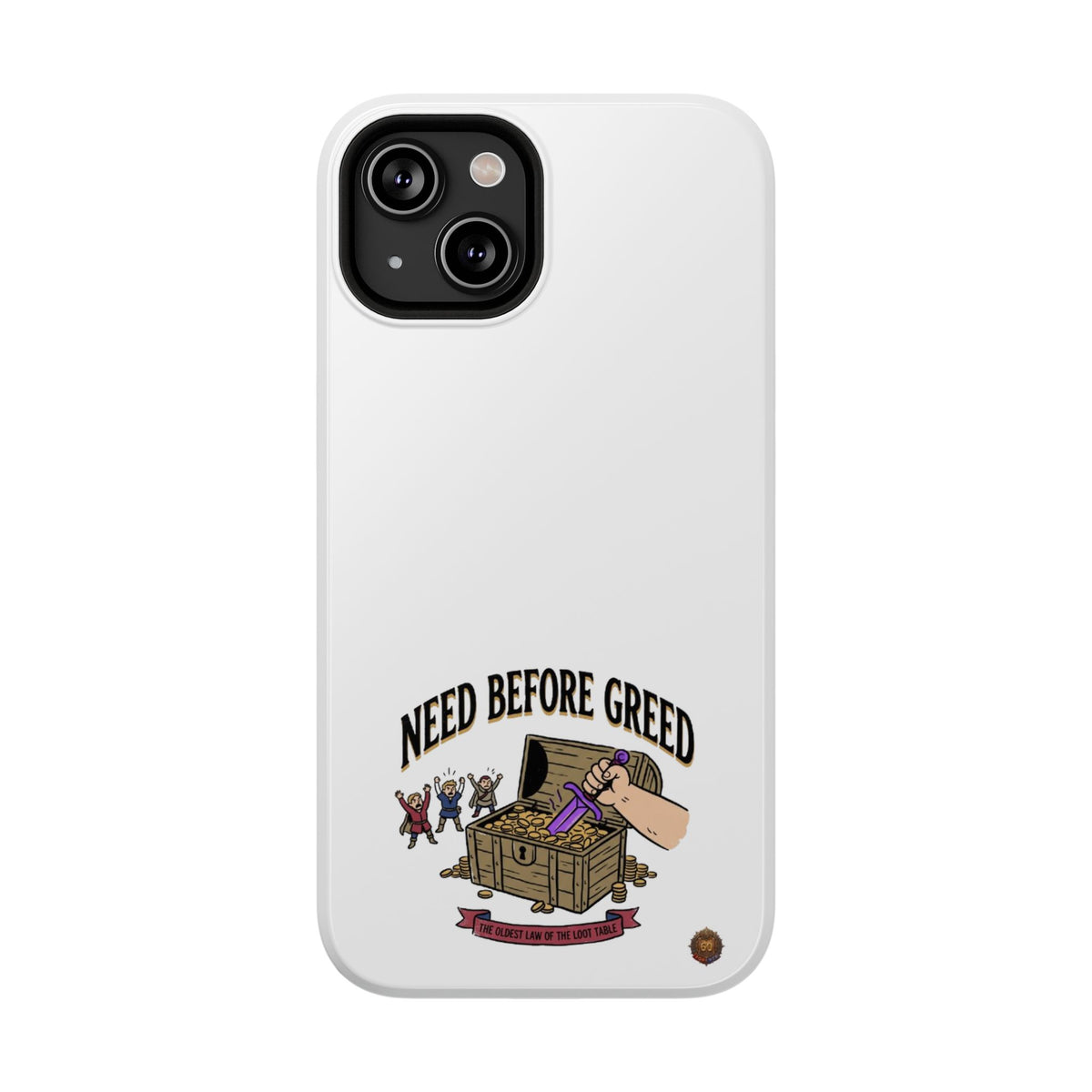 Phone Case — 'Need Before Greed' Heavy-Duty Impact-Resistant Phone Case