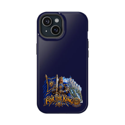 Phone Case — 'For The King' Banner Heavy-Duty Impact-Resistant Phone Case